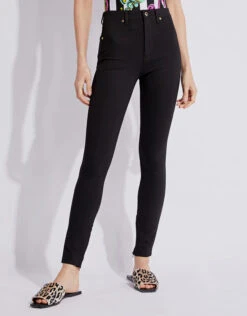Versace Jeans Couture Laminated Effect High-rised Skinny Pants -J.Lindeberg Shop 130002
