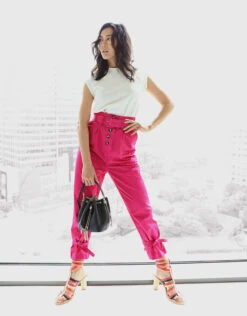 SELF PORTRAIT Self-Portrait Peg Canvas Tapered Pants 10 SELF PORTRAIT Self-Portrait Peg Canvas Tapered Pants -J.Lindeberg Shop 130045