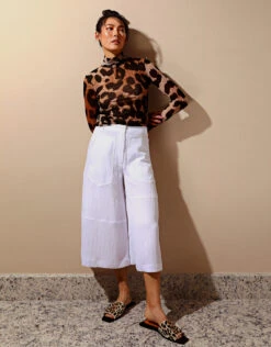 Tibi Plisse Wide-leg Cargo Cropped Pants -J.Lindeberg Shop 130070