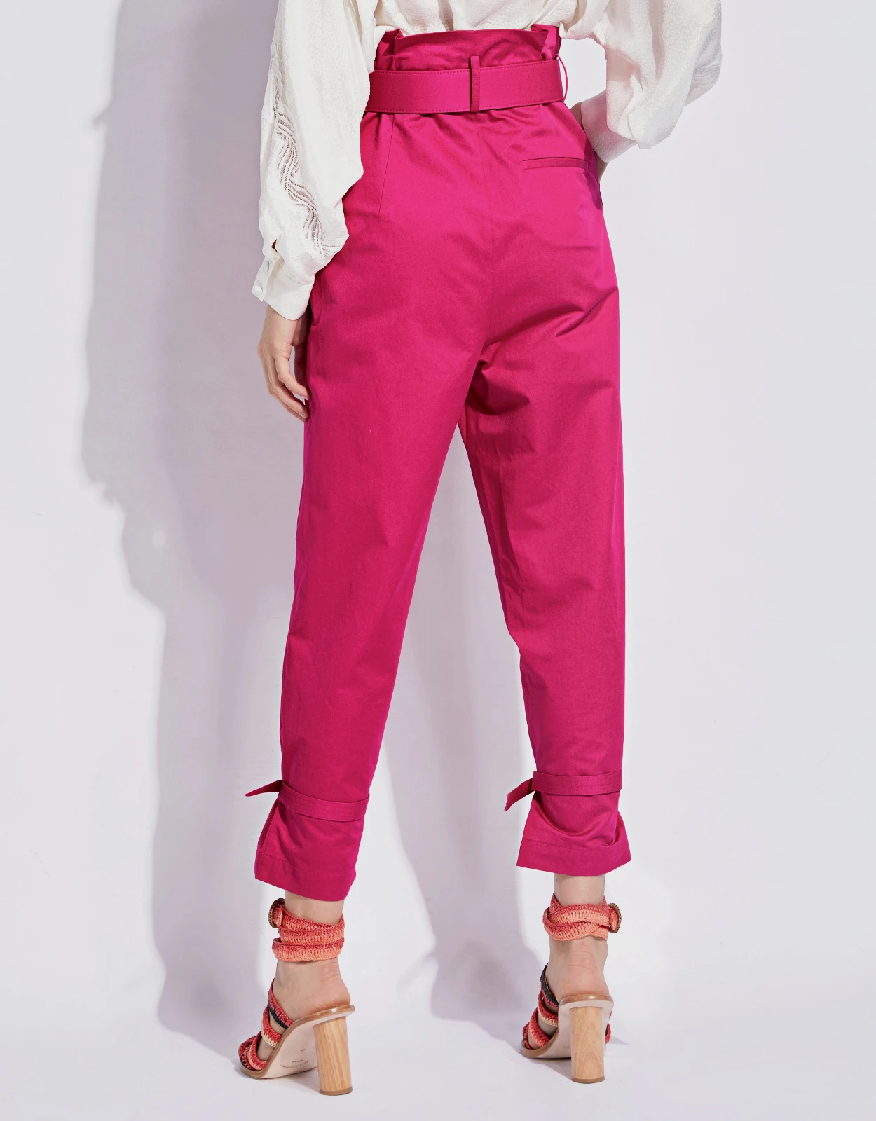 SELF PORTRAIT Self-Portrait Peg Canvas Tapered Pants 7 SELF PORTRAIT Self-Portrait Peg Canvas Tapered Pants - Image 7