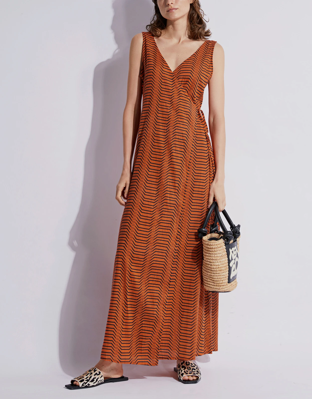 Diane Von Furstenberg DVF X Onia Grace Wrapped Maxi Dress 6 Diane Von Furstenberg DVF X Onia Grace Wrapped Maxi Dress - Image 6