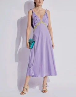 Jonathan Simkhai Kiara Lace-Detailed Satin Midi Dress 17 Jonathan Simkhai Kiara Lace-Detailed Satin Midi Dress -J.Lindeberg Shop 136983