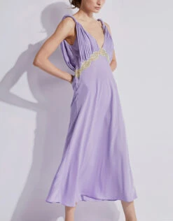 Jonathan Simkhai Kiara Lace-Detailed Satin Midi Dress 18 Jonathan Simkhai Kiara Lace-Detailed Satin Midi Dress -J.Lindeberg Shop 136984