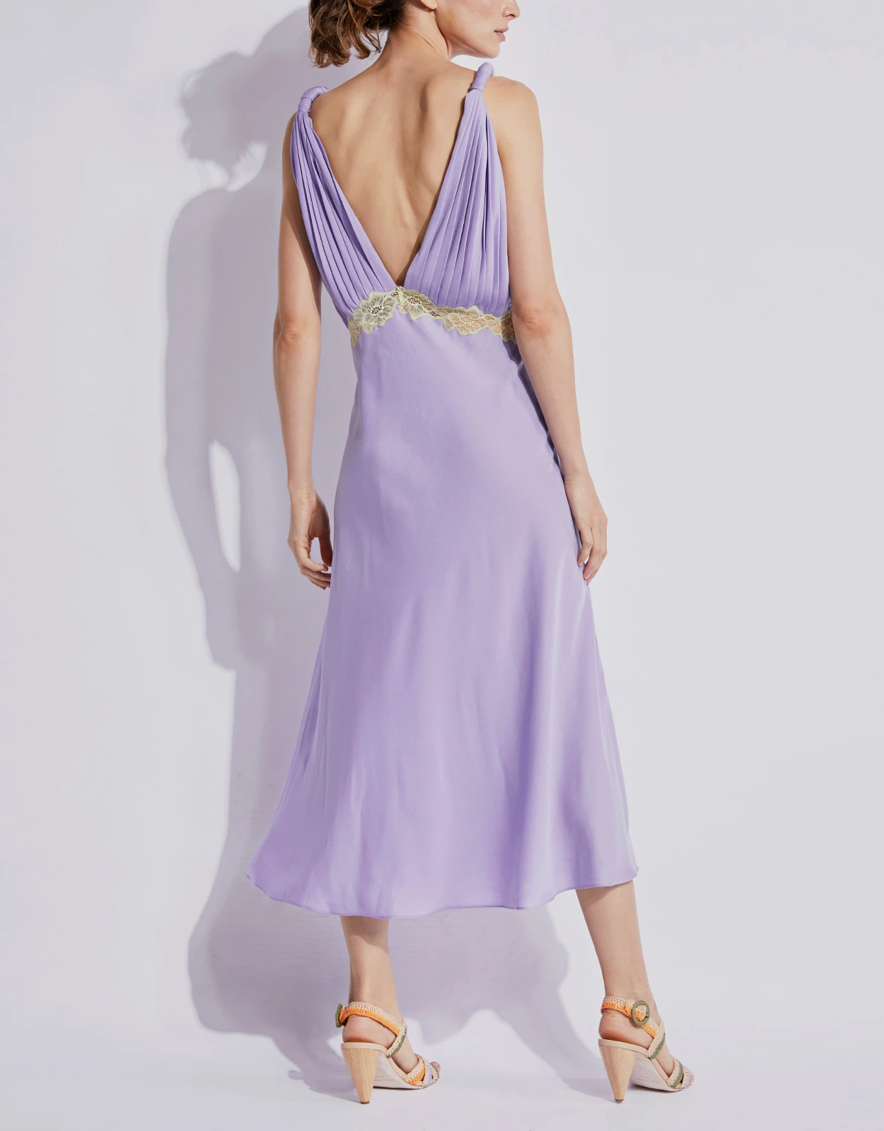 Jonathan Simkhai Kiara Lace-Detailed Satin Midi Dress 10 Jonathan Simkhai Kiara Lace-Detailed Satin Midi Dress - Image 10