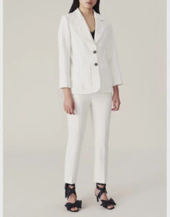 Ganni Striped Suiting Blazer -J.Lindeberg Shop 191380