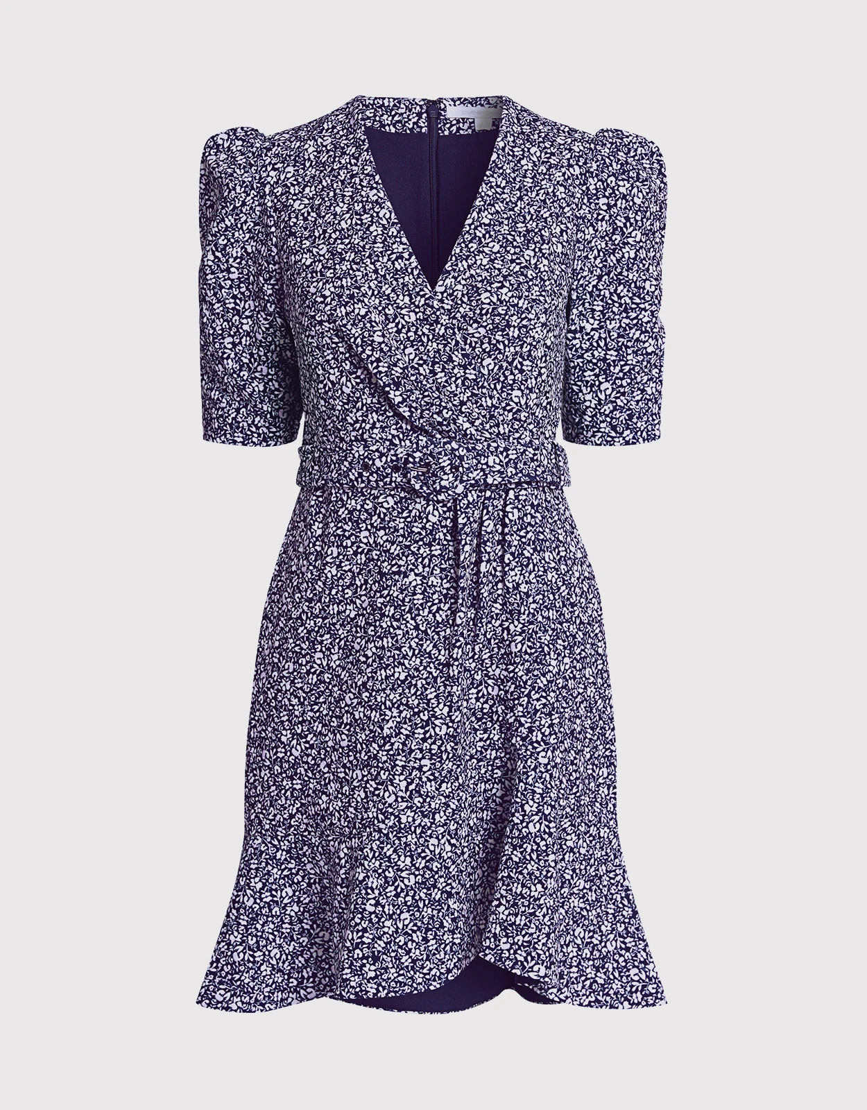 Jonathan Simkhai Evelyn Floral Crepe Wrapped Mini Dress 1 Jonathan Simkhai Evelyn Floral Crepe Wrapped Mini Dress