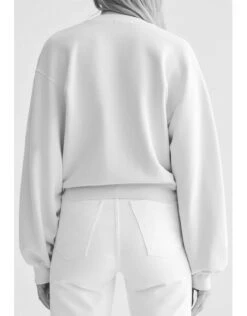 AGOLDE V-neck Balloon Sleeve Sweatshirt -J.Lindeberg Shop 223835