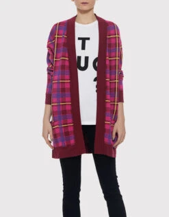 Être Cécile PLAID OVERSIZED CARDIGAN -J.Lindeberg Shop 229214