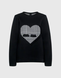 Mother Of Pearl Edith Heart Bonded Sweatshirt -J.Lindeberg Shop 23125