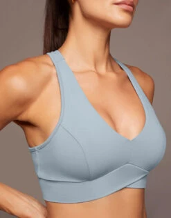 Michi Ray V-Neck Longline Bra-Ice Blue -J.Lindeberg Shop 2528462