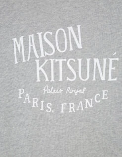 Maison Kitsuné Palais Royal Vintage Sweatshirt-Grey Melange -J.Lindeberg Shop 2577879