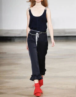 Mother Of Pearl Finley Ruffle Cuff Tailored Track Pants -J.Lindeberg Shop 25874