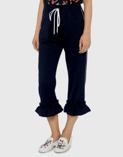 Mother Of Pearl Finley Ruffle Cuff Tailored Track Pants -J.Lindeberg Shop 25982