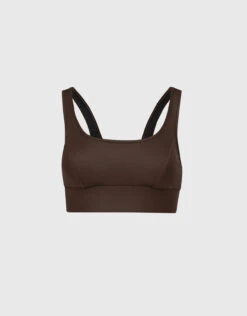 Michi Basal Gloss Longline Bra-Dark Oak -J.Lindeberg Shop 2658788