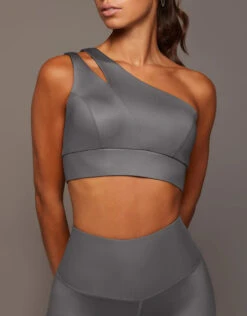 Michi Tigress Gloss Longline Bra-Gunmetal -J.Lindeberg Shop 2658917