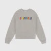 Être Cécile Etre Cecile Multi Flock Classic Sweatshirt-Grey Marle