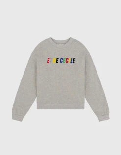 Front Page 58 Être Cécile Etre Cecile Multi Flock Classic Sweatshirt-Grey Marle