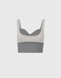 Michi Nordic W.Compress Longline Bra-Moonstone/Granite Grey -J.Lindeberg Shop 2689543