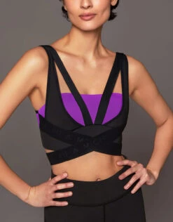 Michi Le Mans Longline Bra-Orchid/Black -J.Lindeberg Shop 2693418
