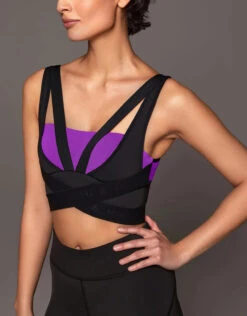 Michi Le Mans Longline Bra-Orchid/Black -J.Lindeberg Shop 2693419