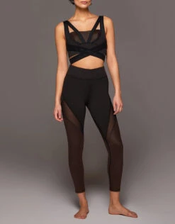 Michi Le Mans Gloss Longline Bra-Dark Oak/Black -J.Lindeberg Shop 2693885