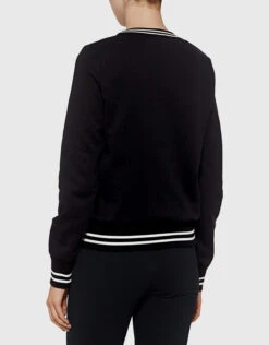 No.21 Flower Embellished Pleat Detail Sweatshirt -J.Lindeberg Shop 27503