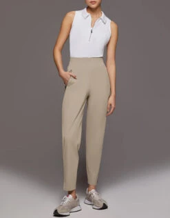 Michi Ace Sleeveless Polo Shirt-White -J.Lindeberg Shop 2751467