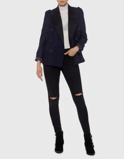 Rachel Comey Recall Crepe Rib Semi-sheer High Neck Knit Top -J.Lindeberg Shop 27732