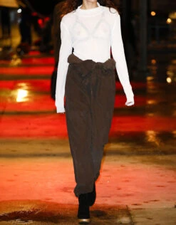 Rachel Comey Recall Crepe Rib Semi-sheer High Neck Knit Top -J.Lindeberg Shop 28261