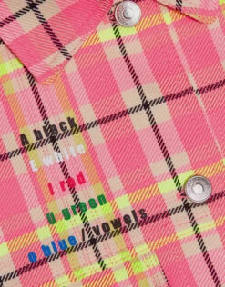 MSGM Tartan Denim Jacket -J.Lindeberg Shop 30947