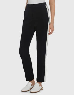 SELF PORTRAIT Self-Portrait Crepe Side Stripe Track Pants -J.Lindeberg Shop 31851