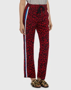 No.21 Leopard Animal-print Cady Track Pants 10 No.21 Leopard Animal-print Cady Track Pants -J.Lindeberg Shop 32006