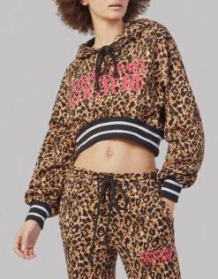 Versace Jeans Couture Leopard Fleece Hoodie -J.Lindeberg Shop 322063