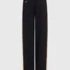 Bella Freud Merino Wool Race Track Stripe Knitted Track Pants