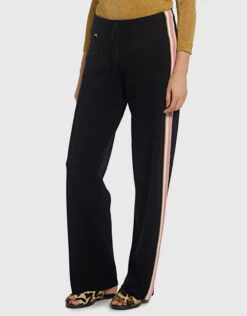 Bella Freud Merino Wool Race Track Stripe Knitted Track Pants -J.Lindeberg Shop 32831