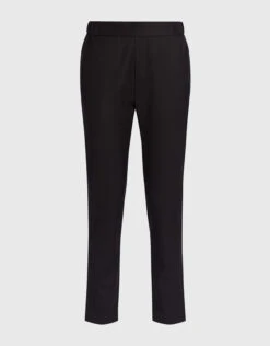 Nili Lotan Chelsea Wool Slit Straight-leg Cropped Pants