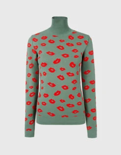 Être Cécile LIPS Slim Fit Turtle Neck Sweater