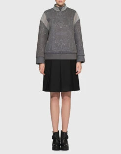 Cres E Dim Circuit Print Neoprene SWEATSHIRT -J.Lindeberg Shop 36242