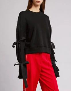 Jonathan Simkhai Grommet Tied Long Sleeved Sweatshirt -J.Lindeberg Shop 37246