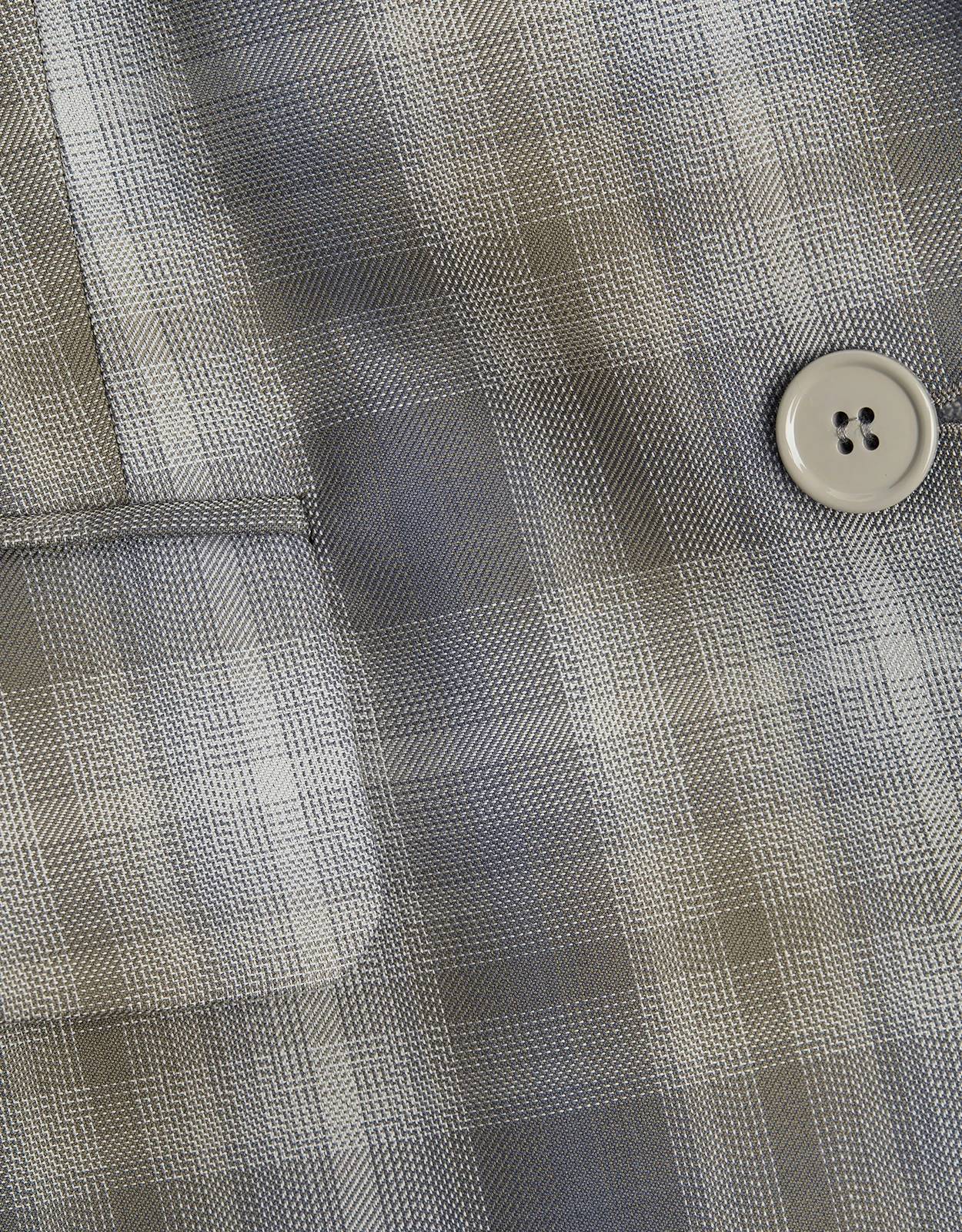 MM6 Maison Margiela Shoulder Cutout Detail Plaid Blazer 2 MM6 Maison Margiela Shoulder Cutout Detail Plaid Blazer - Image 2