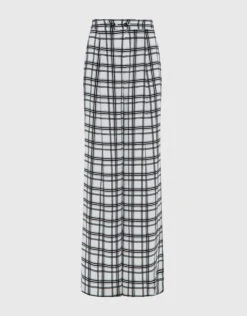 Marissa Webb Erika Wide Leg Plaid Pants -J.Lindeberg Shop 38621
