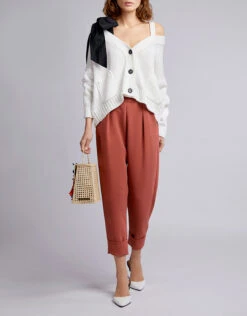 Rachel Comey Pleated Front High Waist Cropped Pants -J.Lindeberg Shop 40575