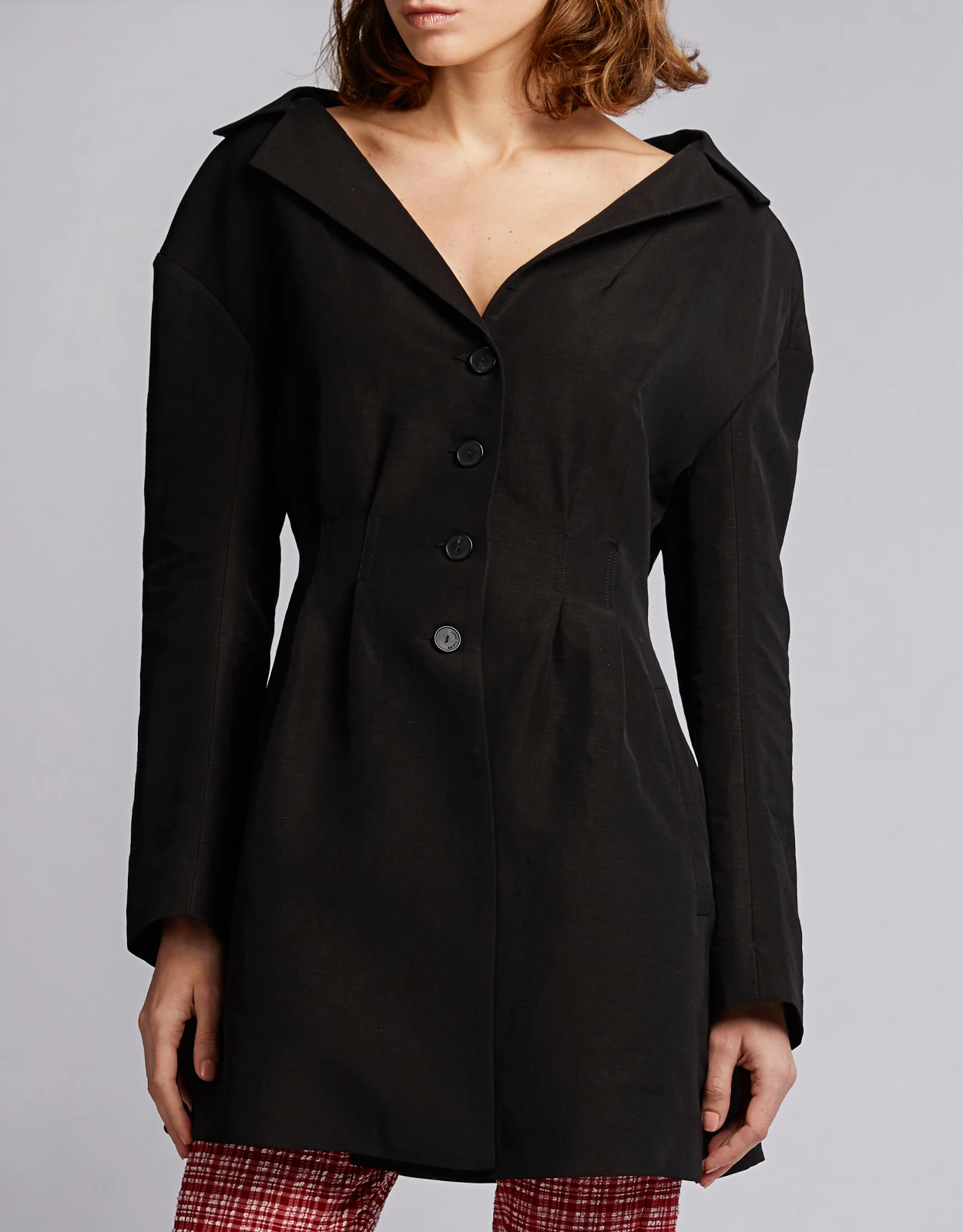 Rachel Comey Reserve Off-the-shoulder Longline Blazer Top 4 Rachel Comey Reserve Off-the-shoulder Longline Blazer Top - Image 4