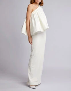 Solace London Lison Ruffled One-shoulder Maxi Dress -J.Lindeberg Shop 40623