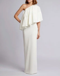 Solace London Lison Ruffled One-shoulder Maxi Dress -J.Lindeberg Shop 40624