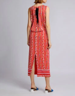 Saloni Caroline Floral Printed Silk-georgette Midi Dress -J.Lindeberg Shop 42342