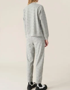 Ganni Logo Jacquard Isoli Dropped Shoulder Sweatshirt -J.Lindeberg Shop 424260