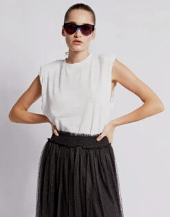 The Range Strata Slub Jersey Shoulder Pad Muscle Tee -J.Lindeberg Shop 424562