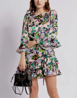 Saloni Marissa Mini-C Floral Ruffle Mini Dress -J.Lindeberg Shop 424611