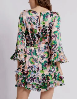 Saloni Marissa Mini-C Floral Ruffle Mini Dress -J.Lindeberg Shop 424613